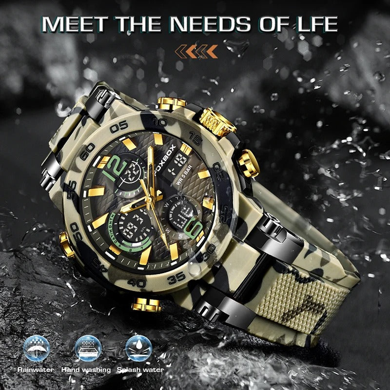 Цифровые военные часы