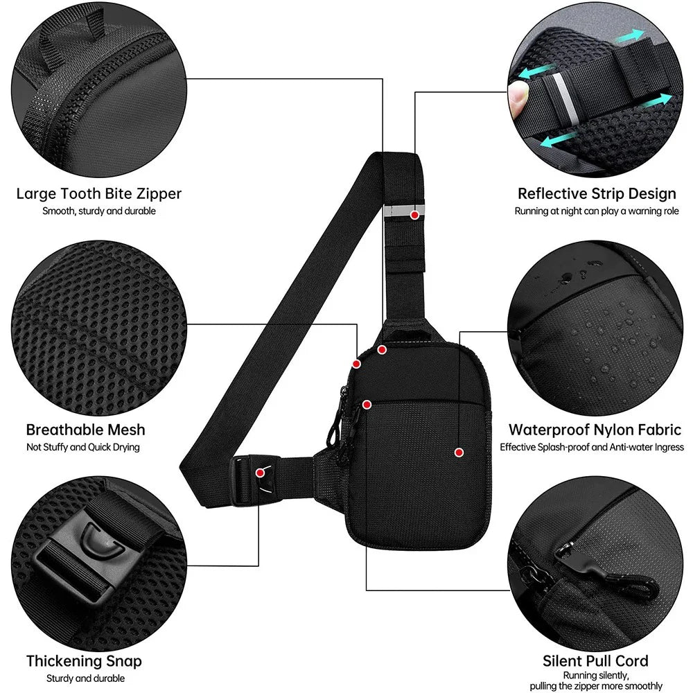 Боковая сумка через плечо с защитой от кражи