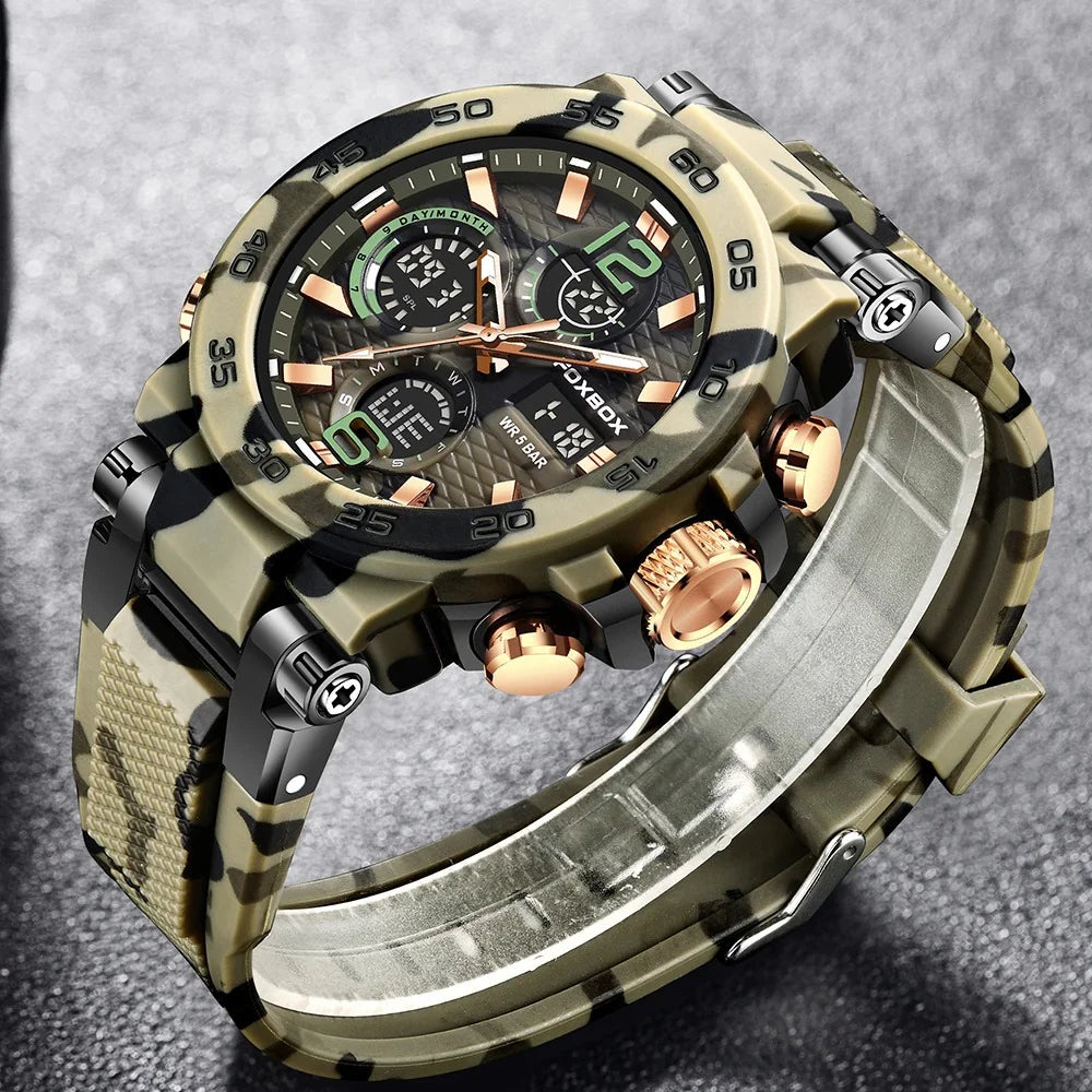 Цифровые военные часы