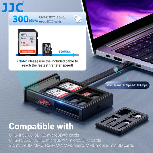 SD-картридер и накопитель черного цвета