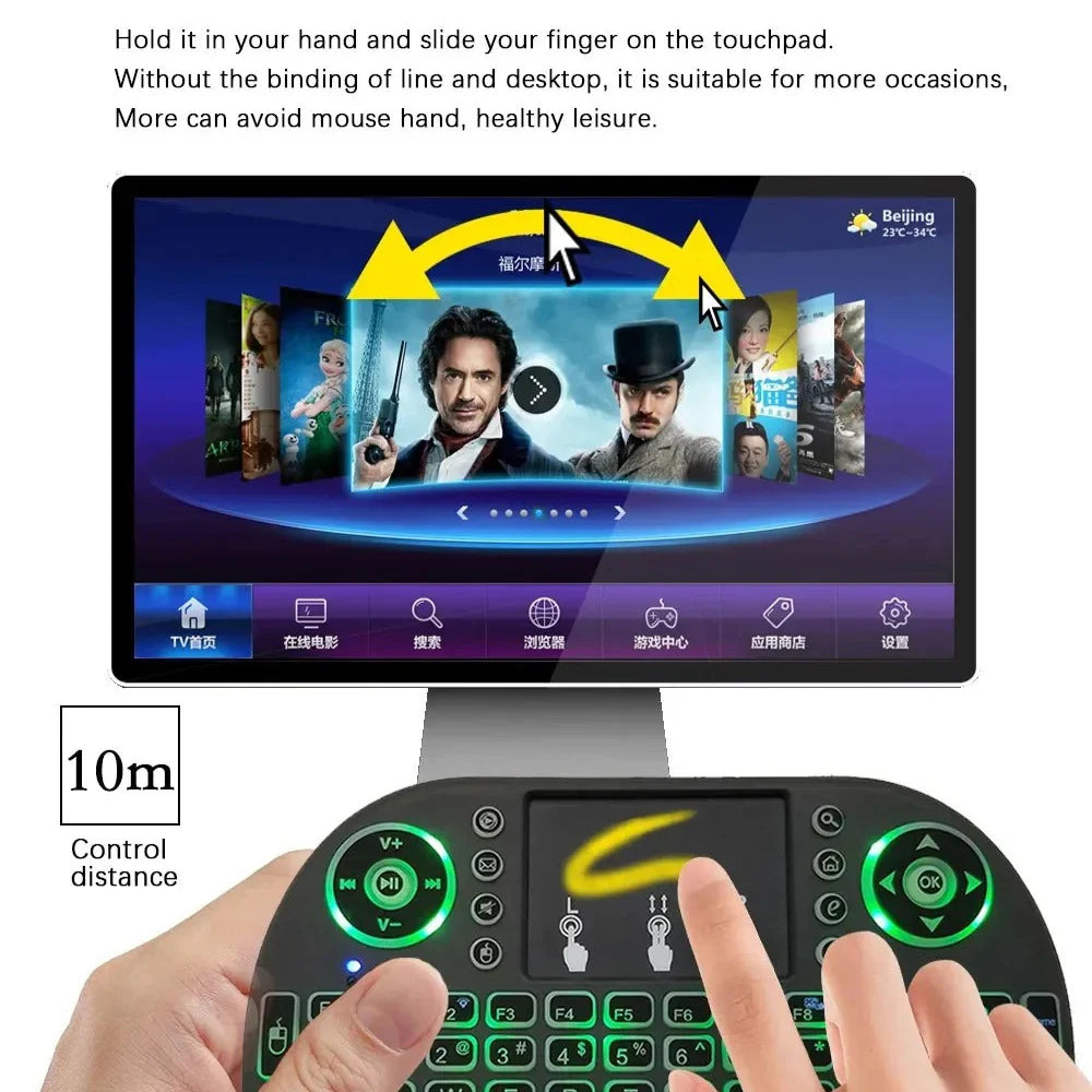 Беспроводная клавиатура с подсветкой