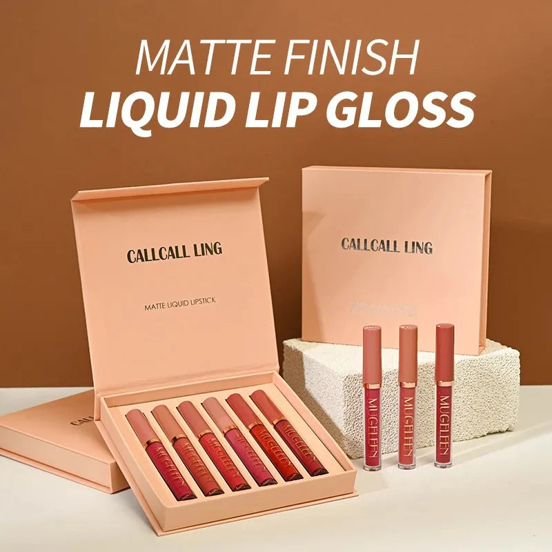 HANDAIYAN Матовая помада, 6 шт