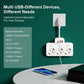 Удлинитель с тремя USB-портами