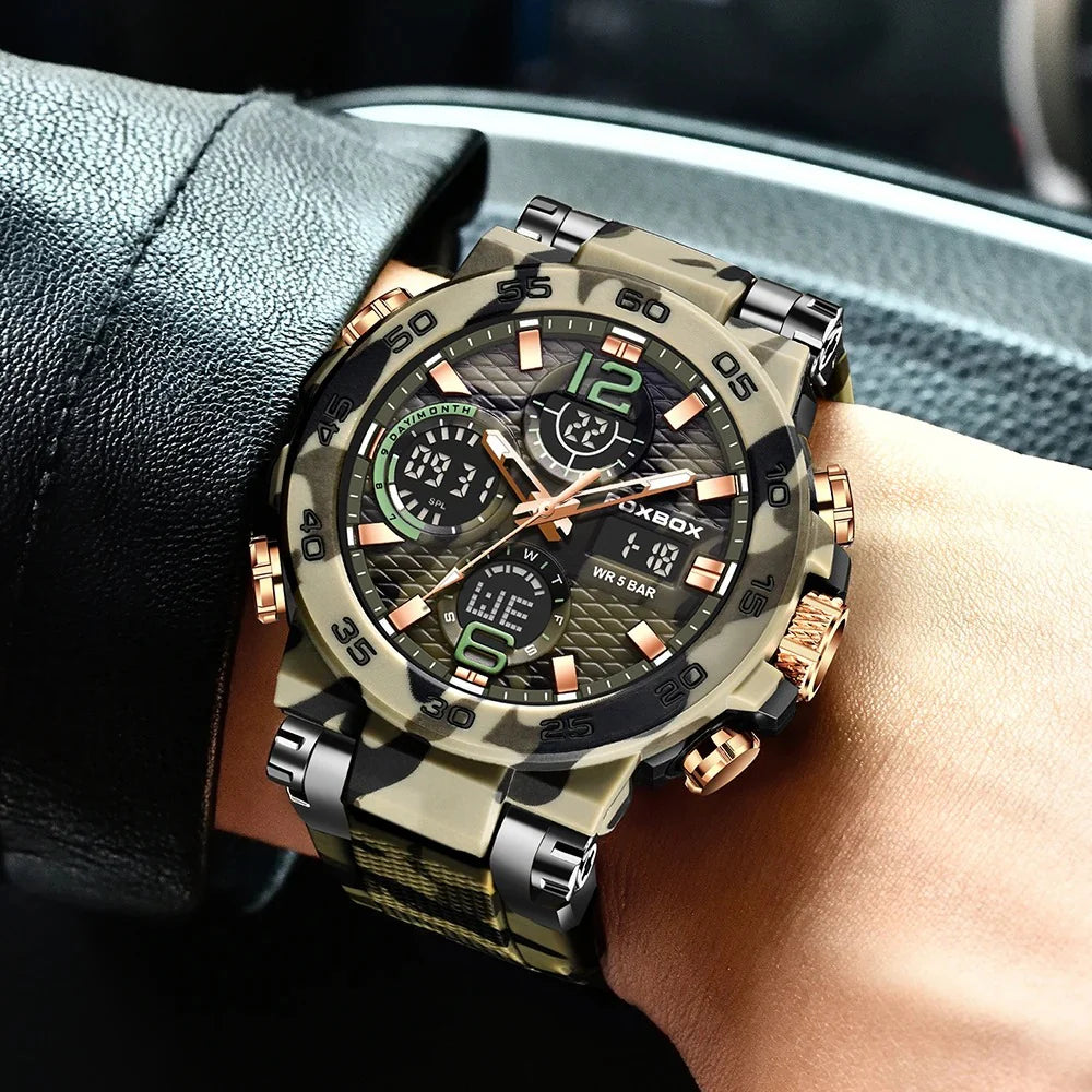 Цифровые военные часы