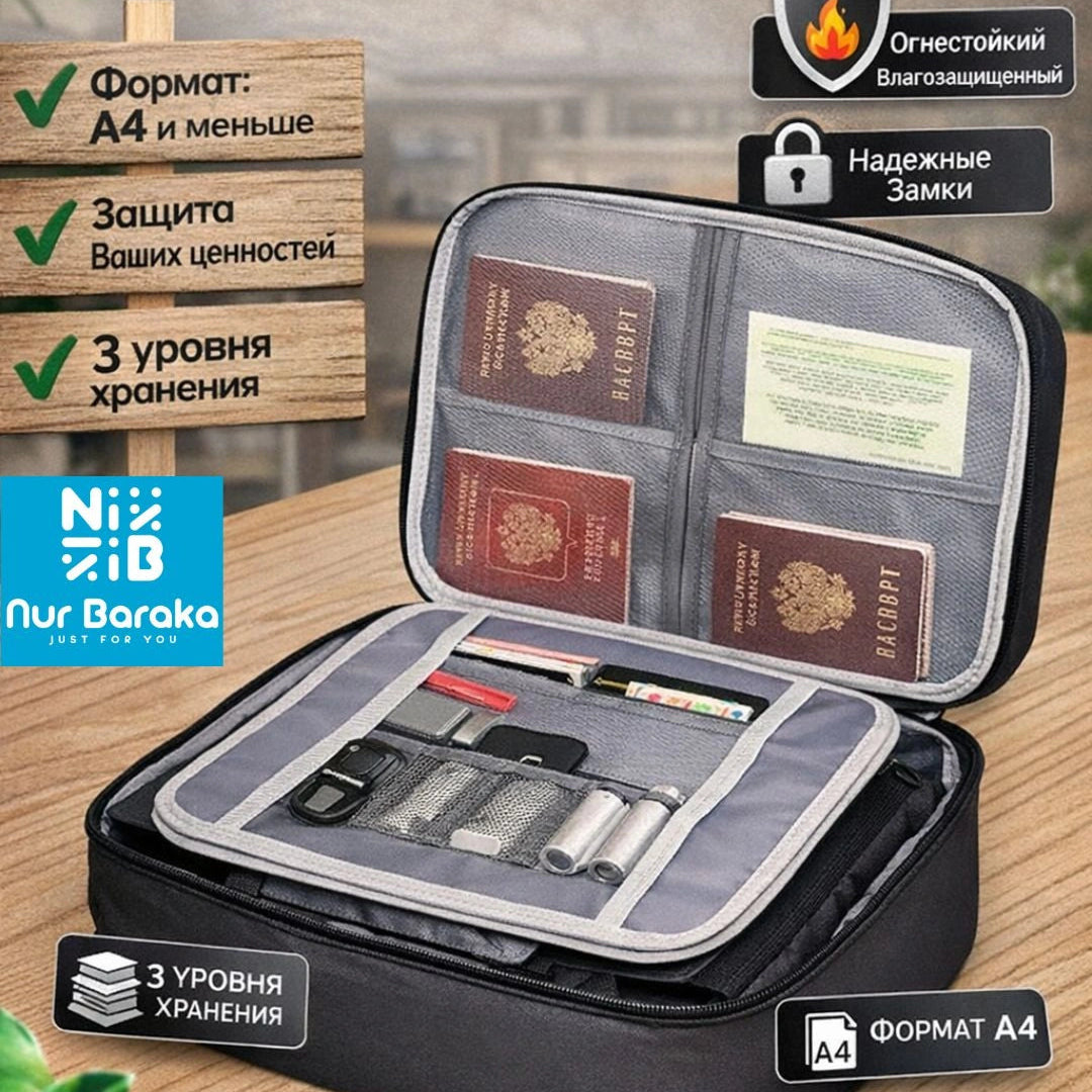 Папка для документов с замком