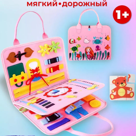 Развивающая книга Монтессори