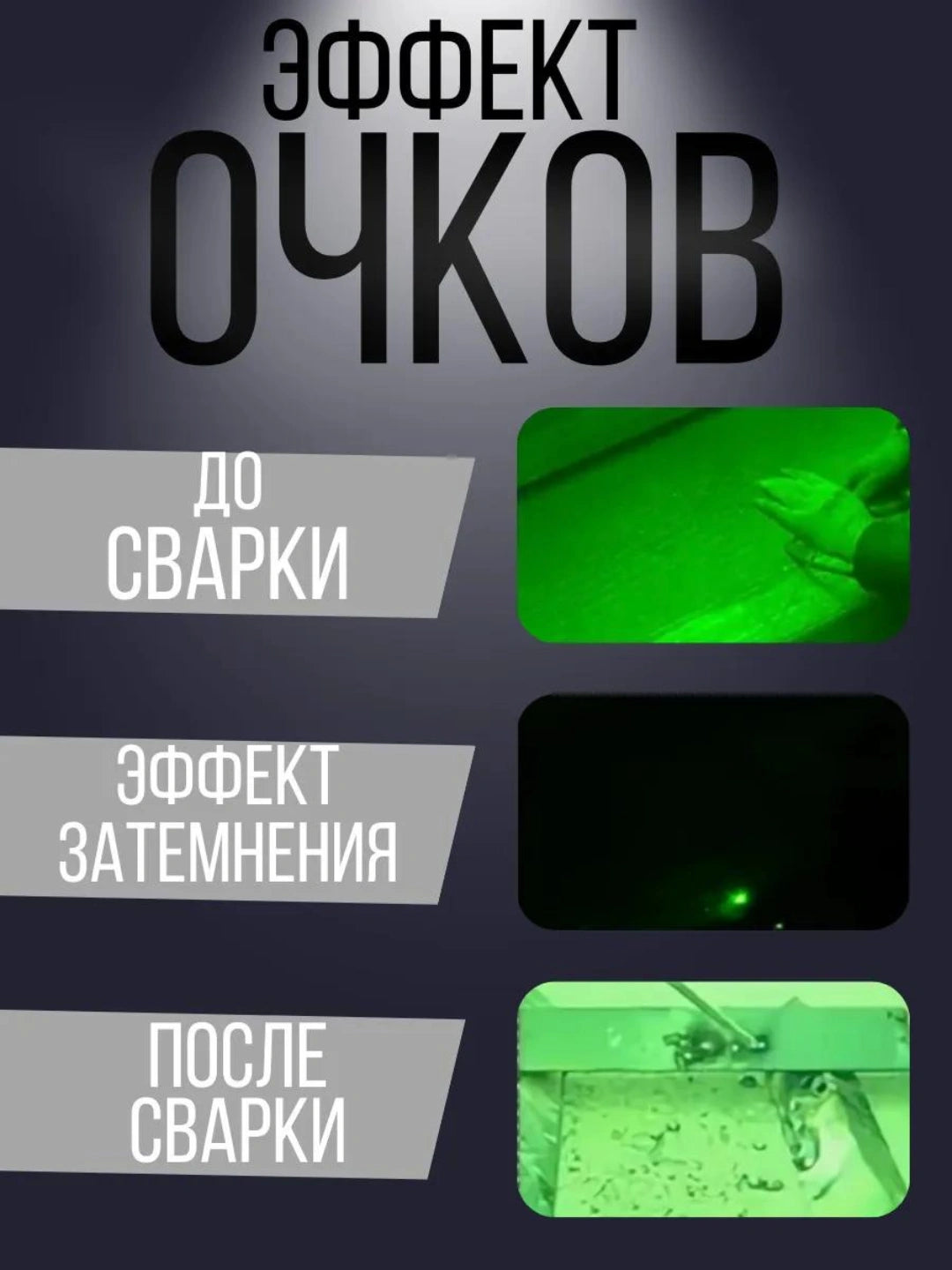 Сварочные очки с авто-затемнением
