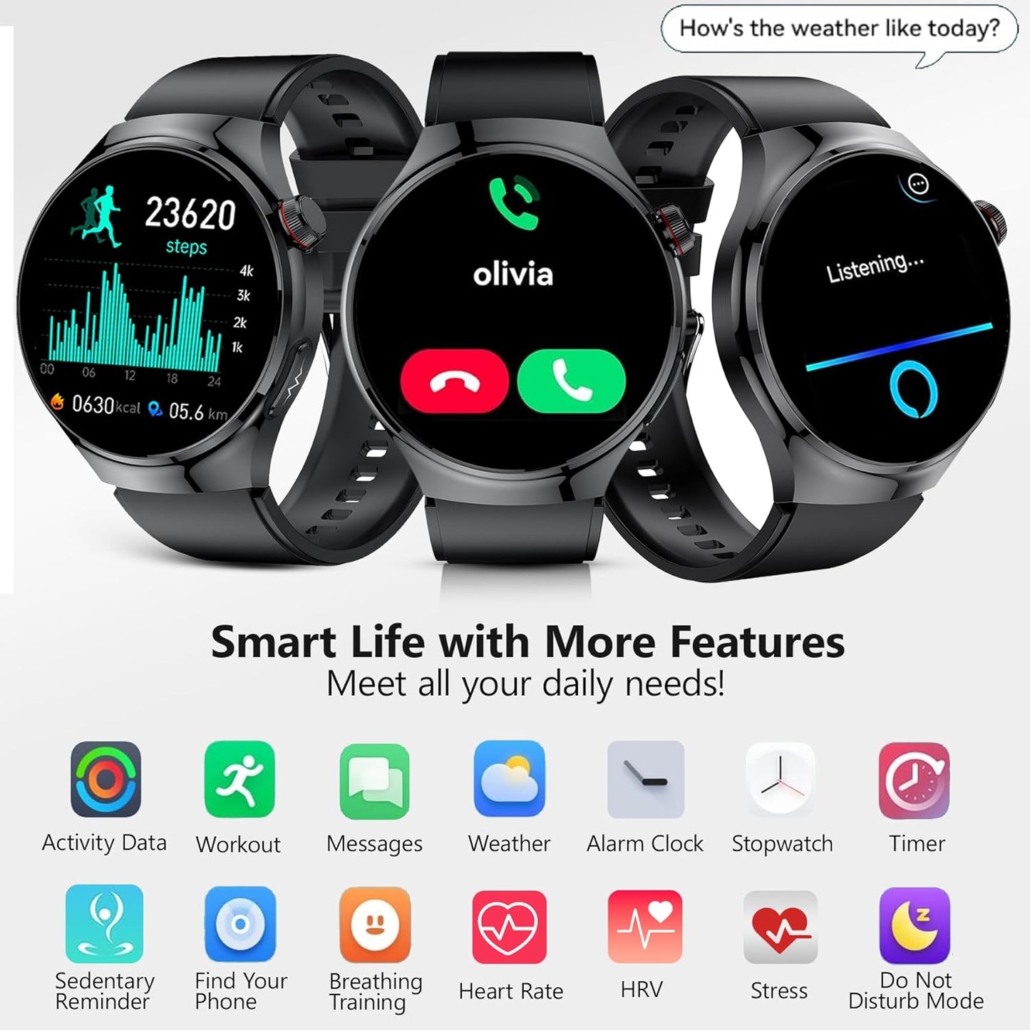 Умные спортивные часы с защитой IP68