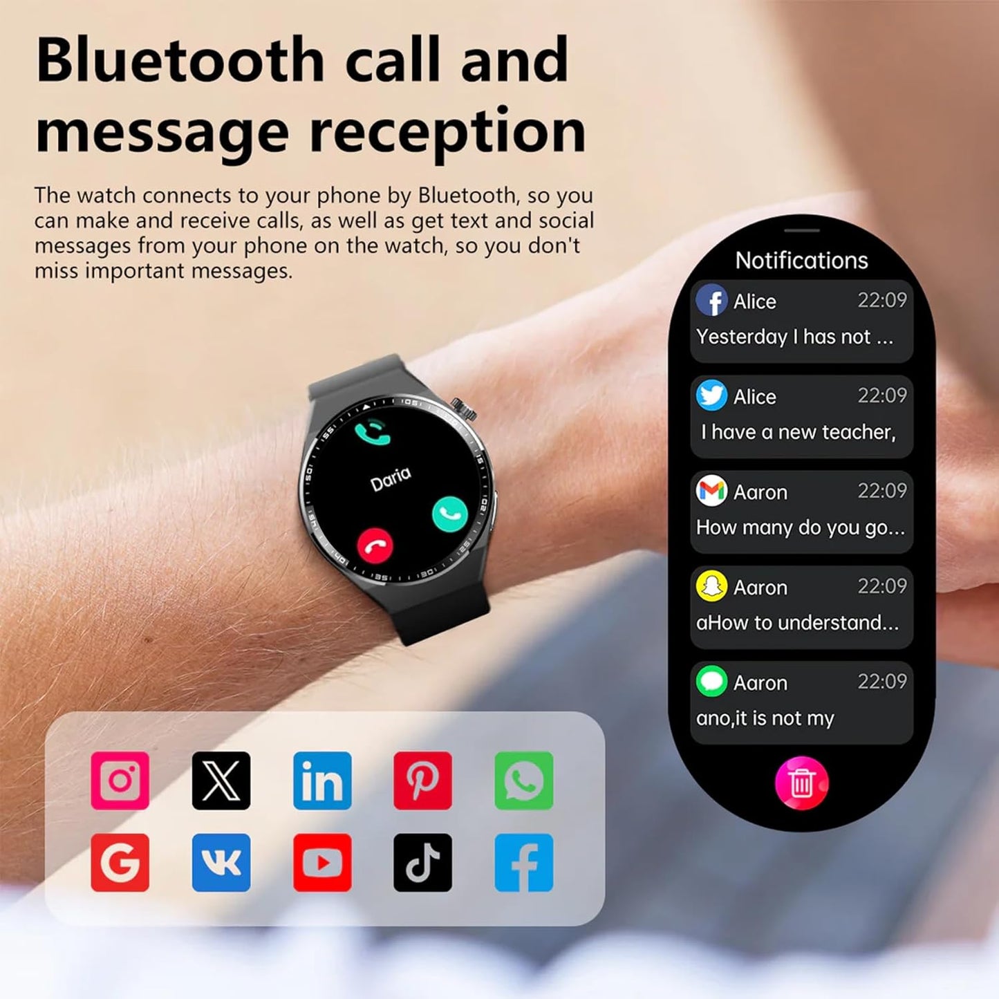 Умные спортивные часы с защитой IP68