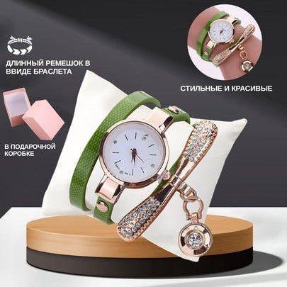 Многослойные наручные часы для женщин