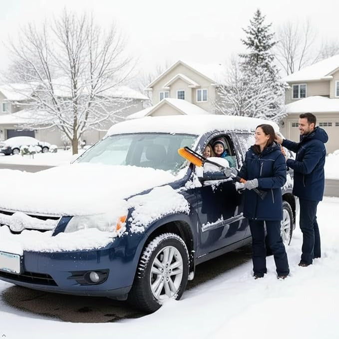 Щётка для снега 2-в-1