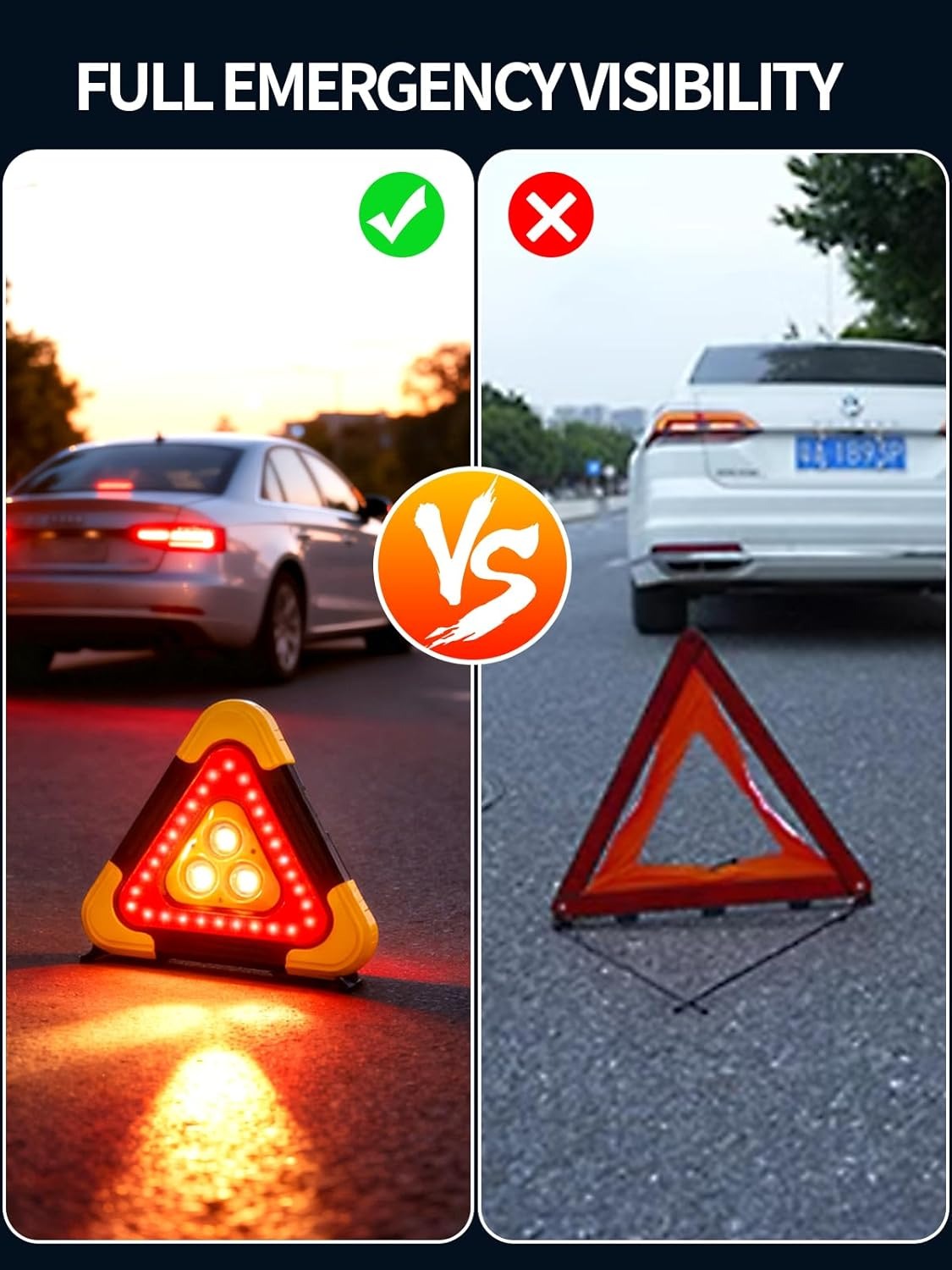 Треугольник LED безопасности