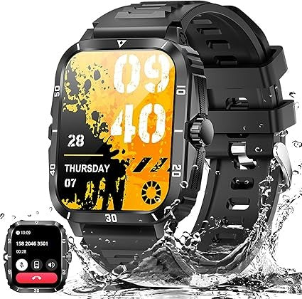 Мужские военные умные часы