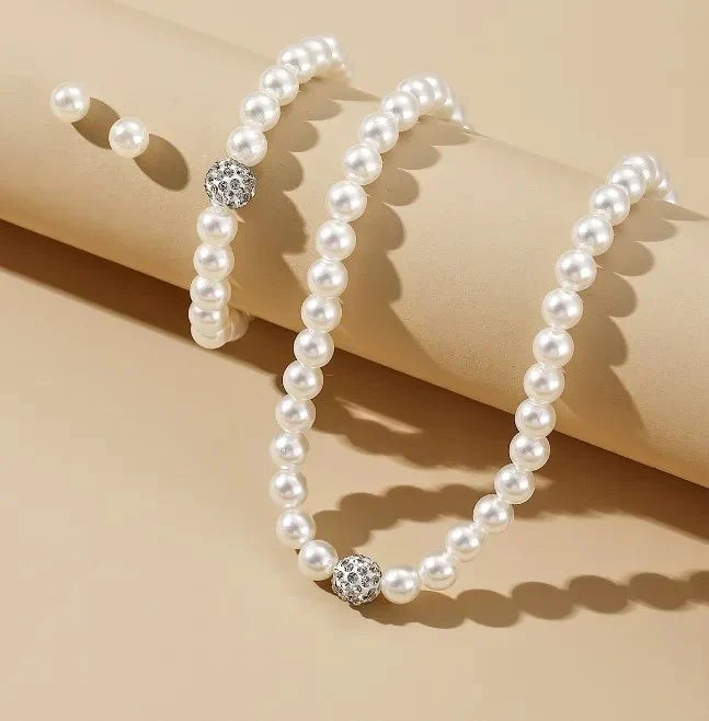 Набор из 3 изделий из имитационного жемчуга